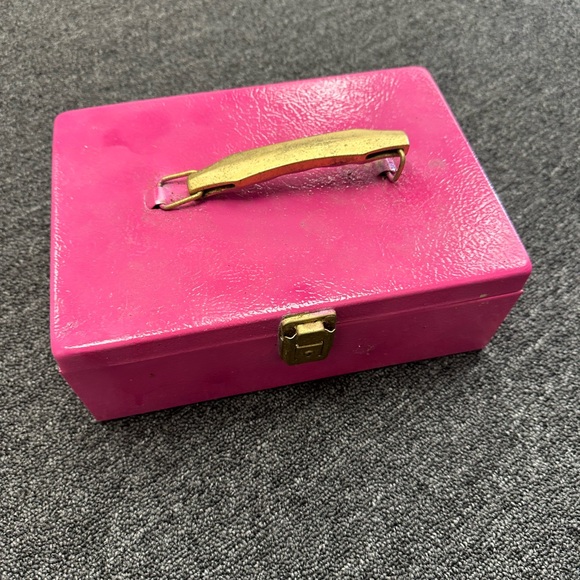 Accents | Pink And Gold Safe Keeping Box With Key | Poshmark